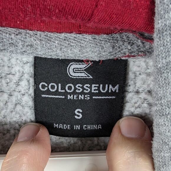 Razorbacks Hoodie Mens Small Gray University of Arkansas Hogs sweatshirt Sports - Picture 3 of 7